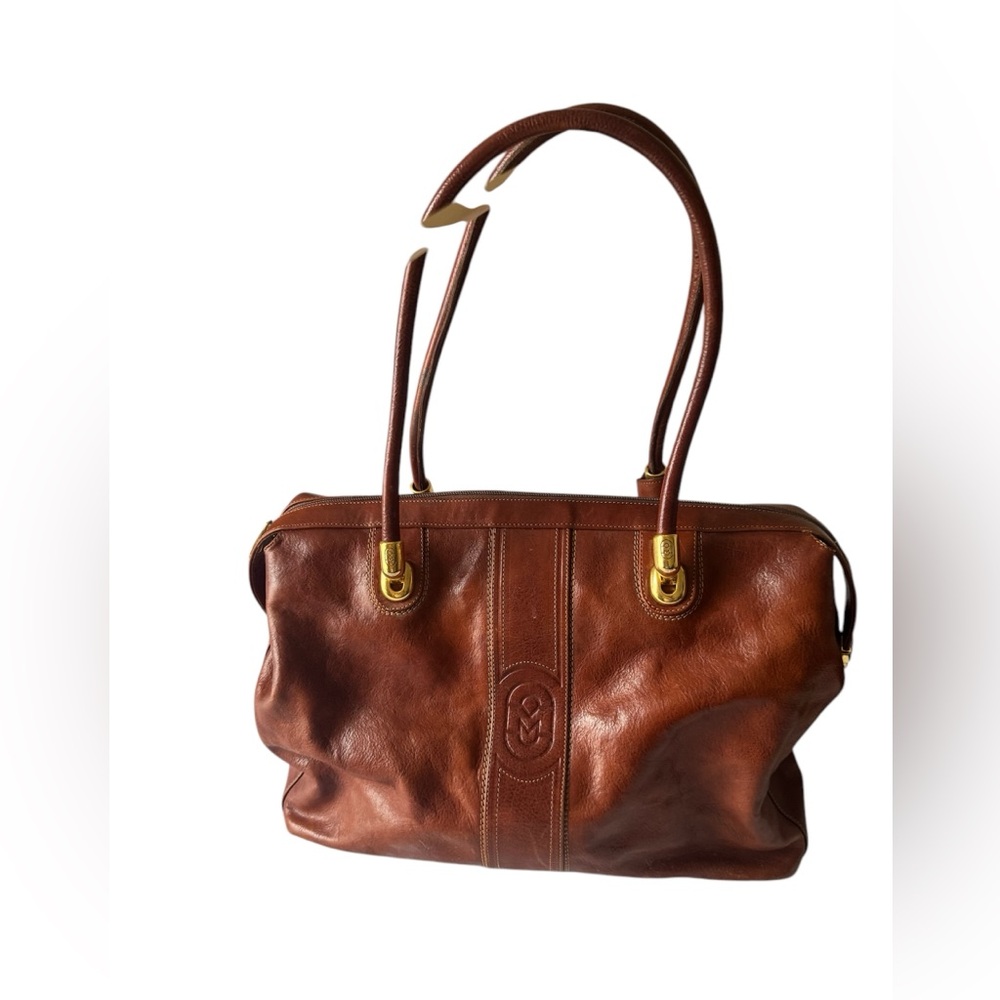 Marino Orlandi Brown Leather Shoulder Bag